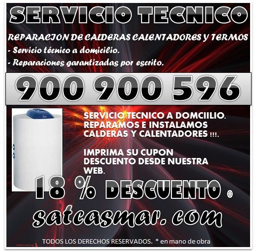 Servicio calderas ferroli 900 900 020 barcelona, satcasmar.com