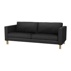 SOFA KARLSTAD 3 PLAZAS IKEA color gris, como nuevo , menos de 1 año
