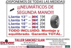 NEUMATICOS SEGUNDA MANO BARATOS EN MADRID - mejor precio | unprecio.es