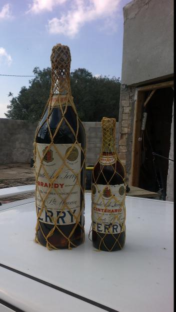 Botellas de terry centenario +de 40 años de reserva (1d5L. 2d1L)