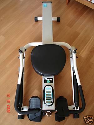 Máquina Remos con Banco para Pectorales, Biceps y Triceps
