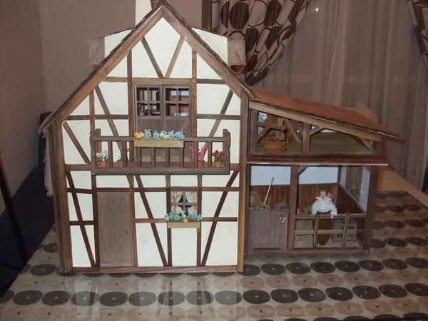 vendo casa de muñecas, crea y decora tu casa de campo