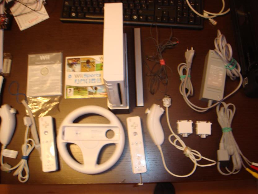 Pack Nintendo Wii + accesorios y juegos