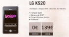 0 euros lg ks 20 - mejor precio | unprecio.es