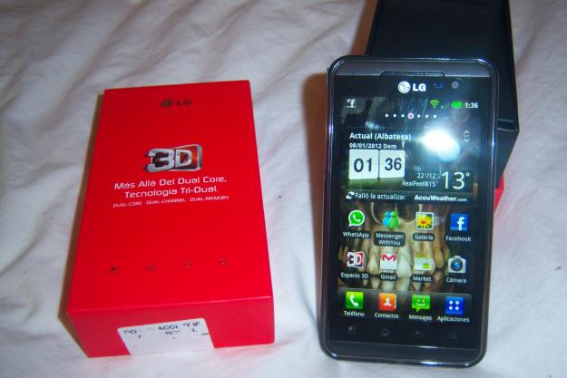 LG optimus 3D nuevo + regalos