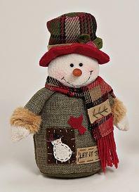 Muñecas, muñeco de nieve, de Papa Noel o de reno