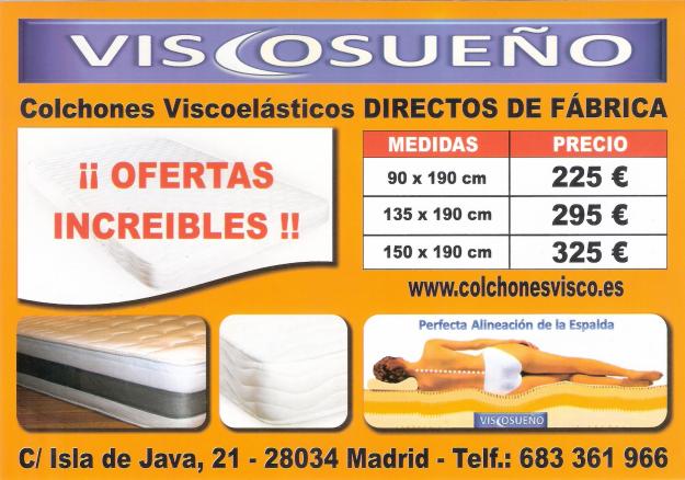Colchones Madrid ViscoSueño Tel.: 683 361 966