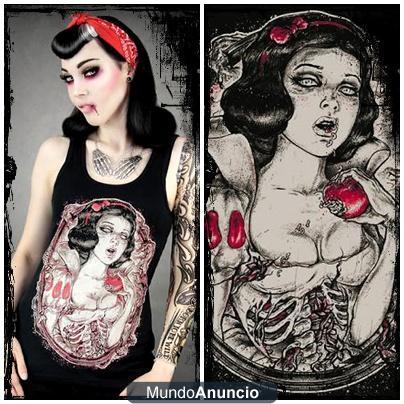 Camiseta Blancanieves Zombie