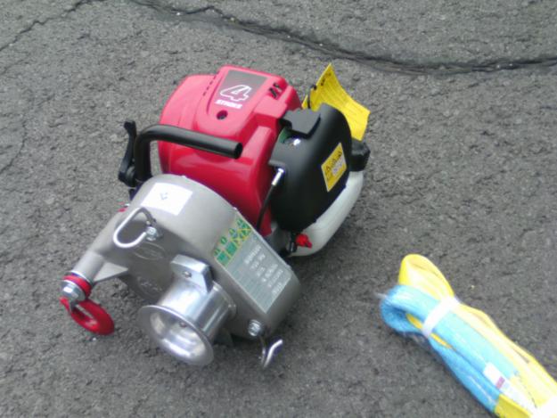 Cabrestante con motor de gasolina Honda Portable