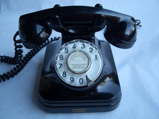 VENTA DE TELEFONO ANTIGUO AÑOS 50  DE LA TELEFONICA ESPAÑOLA ENVIO EN 24 HORAS