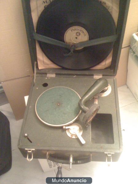 Vendo gramófono portatil antiguo