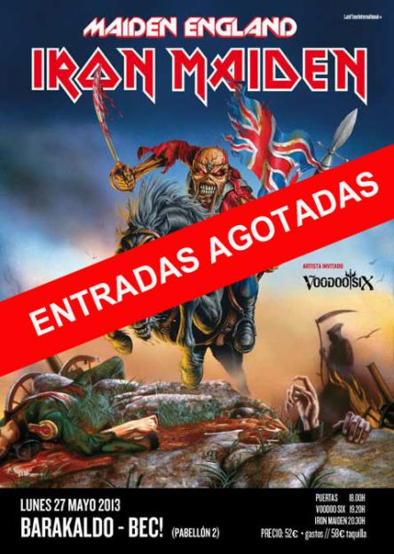 entradas iron maiden en baracaldo