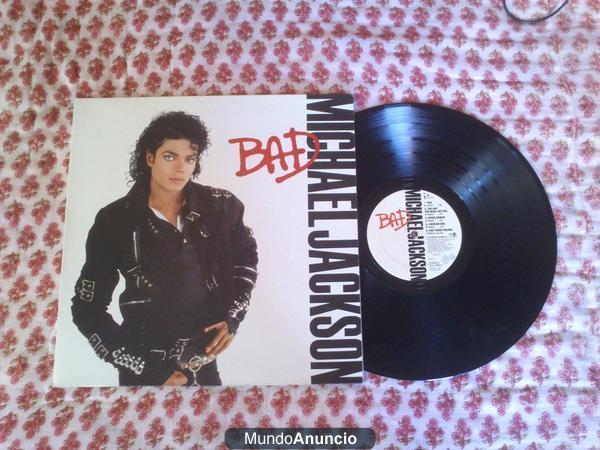 MICHAEL JACKSON VENDO VINILO LP BAD AND THRILLER