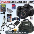 Canon EOS 60D 18MP + 18-200mm F/3.5-5.6 IS Lente + SD 32GB - mejor precio | unprecio.es