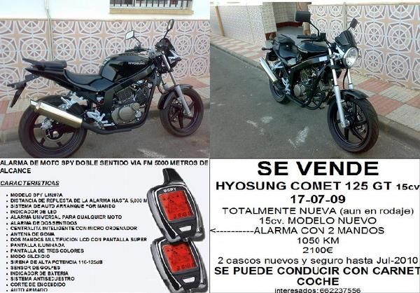 vendo moto HYOSUNG COMET