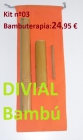 Cañas de Bambú para masaje DIVIAL Bambú - Bambuterapia - mejor precio | unprecio.es