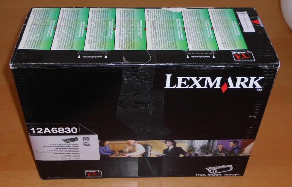 Toner Original Lexmark 12A6830. Lexmark Optra T520 T522 X520 X522