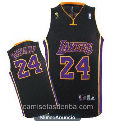 campeon camisetas brown los angeles lakers nba negro