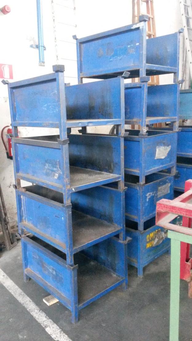 Contenedor metalico 840x640x490/340 mm