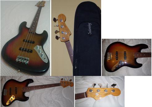 Fender jazz bass fretless jaco pastorius