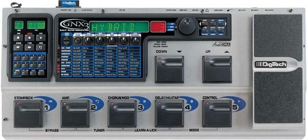 Pedalera Multiefectos DIGITECH GNX3 TJ 128Mb