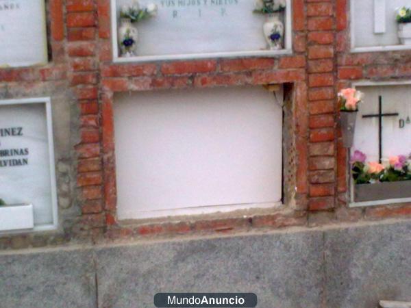 TRASPASO NICHO EN CEMENTERIO DE LA ALMUDENA