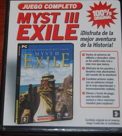 Vendo juego PC,  Myst III Exile.