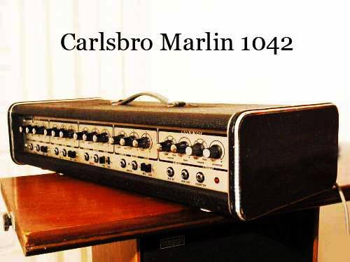Amplificador carlsbro marlin 1042