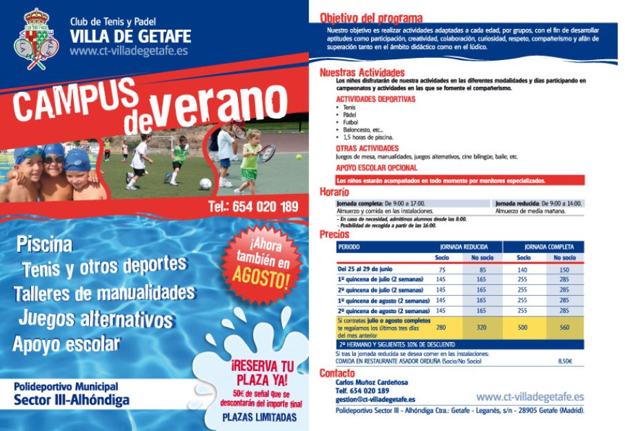 Campamento de verano 2013 villa de getafe