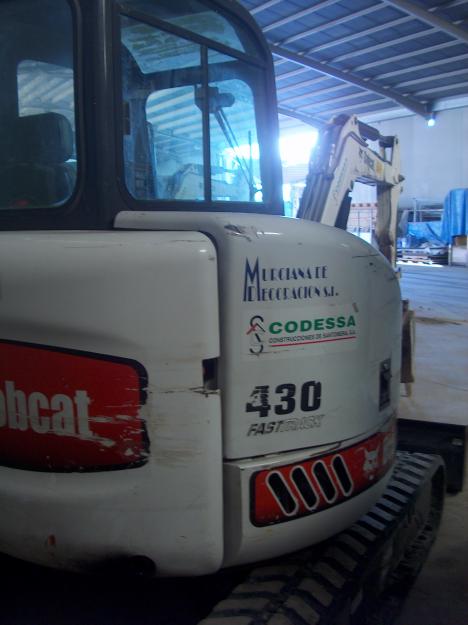 miniexcavadora bobcat 430 en muy buen estado