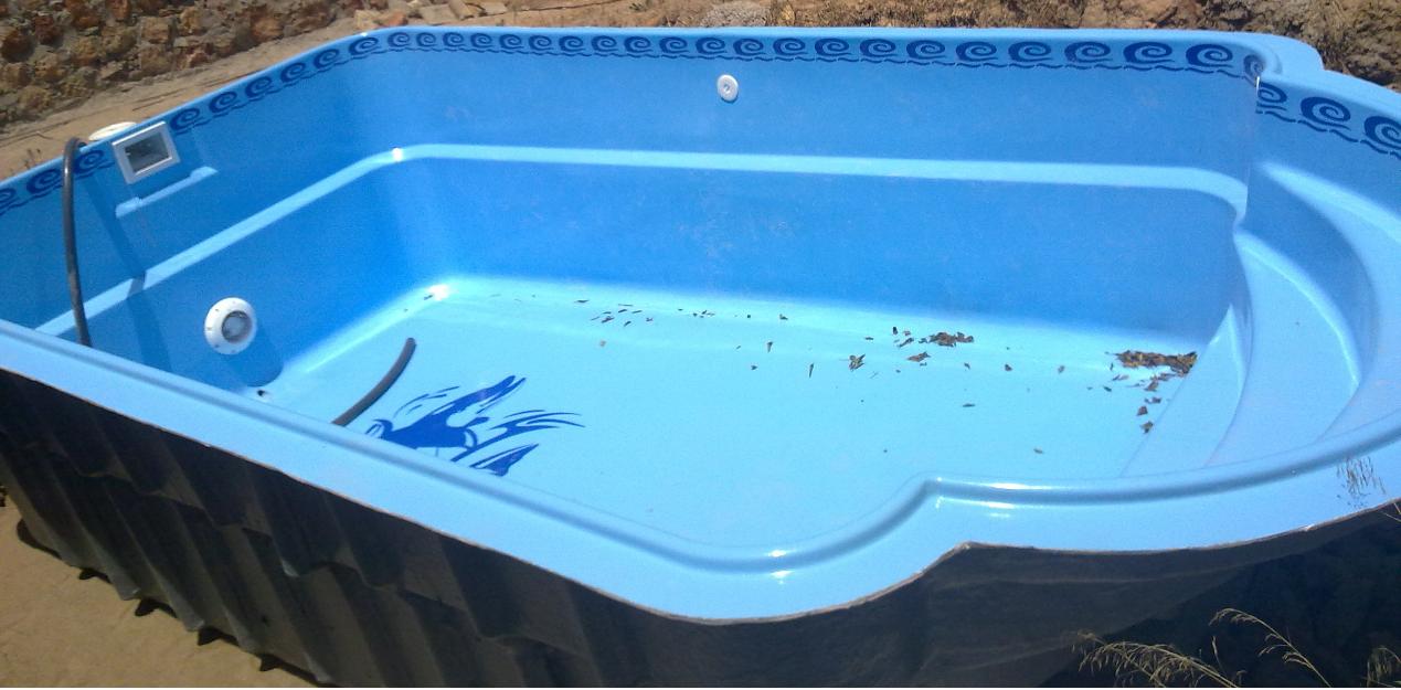 Oferta!!casco piscina de poliester 6x3 toda españa