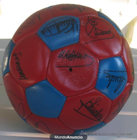 OCASIÓN!! BALÓN FIRMADO DEL F.C.BARCELONA DEL DREAM TEAM DE CRUYFF