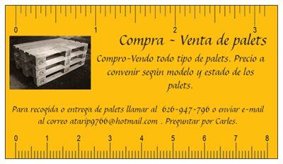 Compra - venta de palets