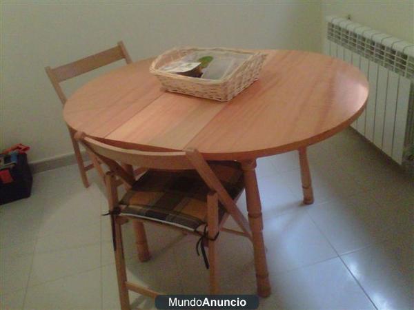 Venta mesa camilla de madera. 50 euros.