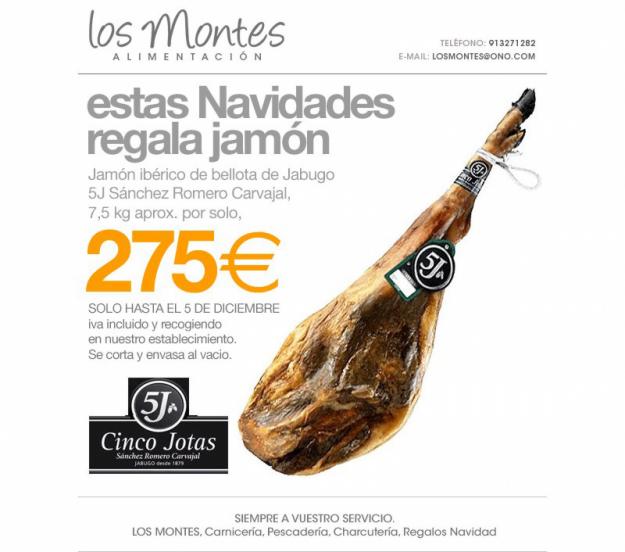 Jamón ibérico bellota 5 Jotas Sánchez Romero