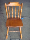 Se vende silla rustica de madera ideal para hosteleria 7 ! conjunto de 20 unidades - mejor precio | unprecio.es