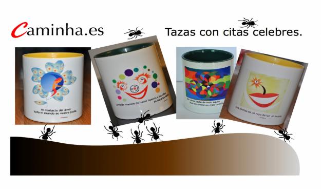 Tazas con mensaje