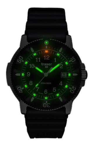 Traser Professional Navigator reloj militar con pulsera BUCEADOR