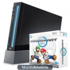 VENDO WII NEGRA+MARIO KART+2MANDOS+2VOLANTES SOLO HACE 2 MESES QUE ME LA COMPRE ESTA PERFECTA - mejor precio | unprecio.es