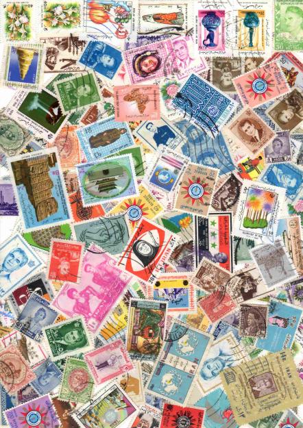 Lote d e350 sellos de iran (persia)