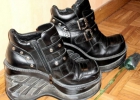 "New Rock" botines de cuero negro. - mejor precio | unprecio.es