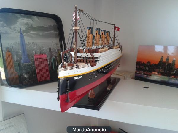 vista frontal maqueta Titanic