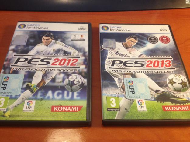 Pro evolution soccer 2013 y 2012 PC