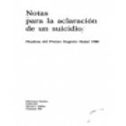 Notas para la aclaración de un suicidio. Novela. --- Destino nº554, 1981, Barcelona. 1ª edición. - mejor precio | unprecio.es