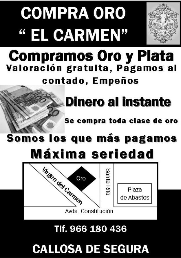 Compra oro y plata (callosa de segura)