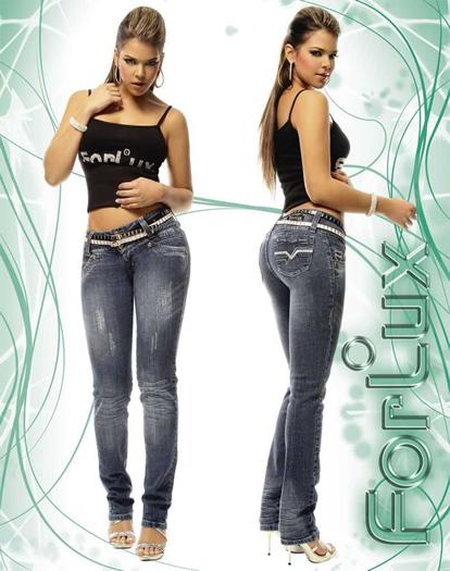 Jeans, Vaqueros, tejanos colombianos marca FORLUX JEANS