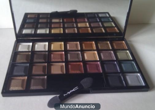 Paleta de sombras de maquillaje MAC ojos y coloretes