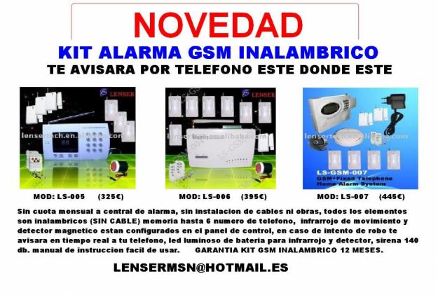 ALARMA INALAMBRICA