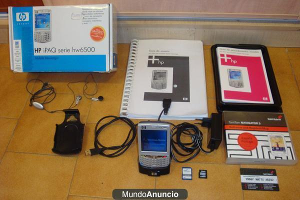 PDA modelo HP IPAQ serie hw 6500 con tomtom original