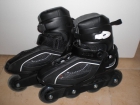 Patines en línea marca Oxelo, talla 39.5, color negro. - mejor precio | unprecio.es